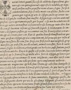 Essempio di recammi, titelpagina verso
