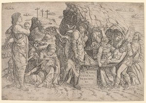 Graflegging, ca. 1509 door Giovanni Antonio da Brescia