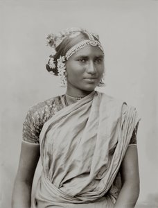 Portret van een Indiase vrouw, Florence