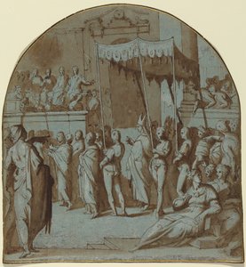 De intocht van Sint Antoninus in Florence door Giovanni Balducci