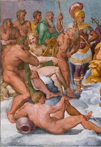 De Vergadering van Goden (detail)