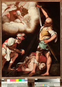 De onthoofding van Johannes de Doper (detail)