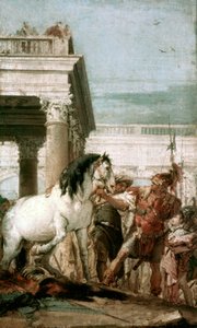 Alexander de Grote en zijn paard Bucephala