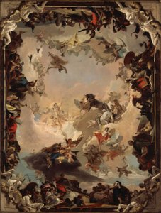 Allegorie van de Planeten en Continenten door Giovanni Battista Tiepolo