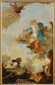 De Maagd van Karmel verschijnt aan de Heilige Simeon Stock ... door Giovanni Battista (1696 1770) Tiepolo