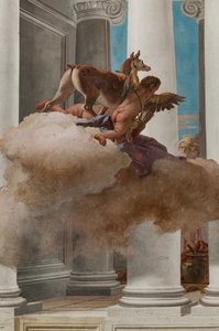 Het Offer van Iphigenia (detail) door Giovanni Battista Tiepolo
