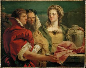 Rebecca bij de bron ... door Giovanni Battista (1696 1770) Tiepolo
