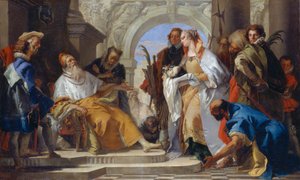 De Beschermheiligen van de Familie Crotta, c.1750 door Giovanni Battista Tiepolo