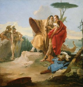 Rinaldo en de magiër van Ascalon door Giovanni Battista Tiepolo