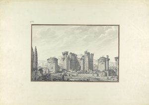 Kizil Avlu, de Centrale Hal, in Pergamon door Giovanni Battista Borra
