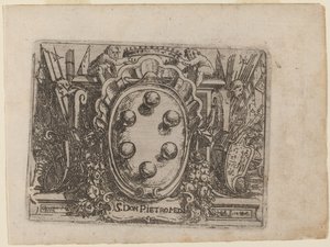 Opdracht aan Don Pietro Medici uit "Bizzarie di varie Figure"