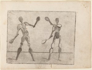 Uit "Bizzarie di varie Figure" door Giovanni Battista Bracelli