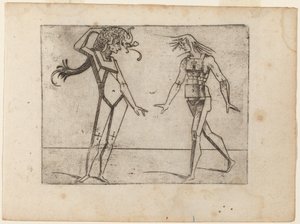 Uit "Bizzarie di varie Figure" door Giovanni Battista Bracelli