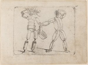 Uit "Bizzarie di varie Figure" door Giovanni Battista Bracelli