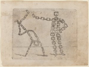Uit "Bizzarie di varie Figure" door Giovanni Battista Bracelli