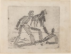 Uit "Bizzarie di varie Figure" door Giovanni Battista Bracelli