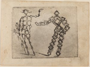 Uit "Bizzarie di varie Figure" door Giovanni Battista Bracelli