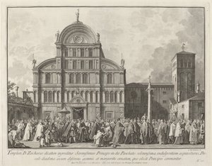 Bezoek van de Doge aan San Zaccaria op Paaszondag, 1763-1766