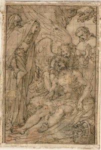 Pietà door Giovanni Battista Castello