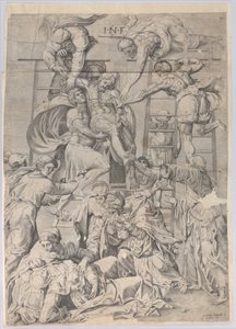 De Kruisafneming, 1550-1600 door Giovanni Battista Cavalieri