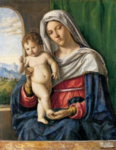 Maagd en kind, c.1500-4 door Giovanni Battista Cima da Conegliano