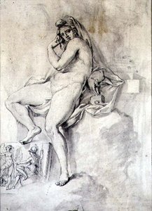 Vrouwelijke personificatie van beeldhouwkunst, c.1770