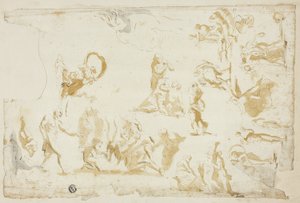 Schetsen van mythologische onderwerpen door Giovanni Battista Cipriani