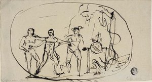 Drie Figuren door Giovanni Battista Cipriani