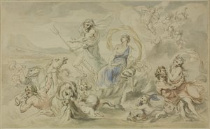 Triomf van Neptunus door Giovanni Battista Cipriani