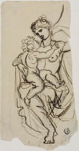 Venus en Cupido door Giovanni Battista Cipriani