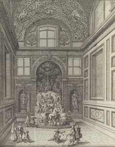 Stanza de Venti in het Theater van Belvedere van Frascati