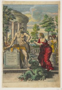 Frontispice en Titelpagina van Hesperides, 1646 door Giovanni Battista Ferrari