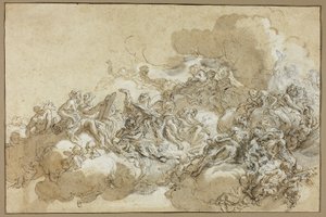 Detailstudie voor De Hemelvaart van St. Agnes