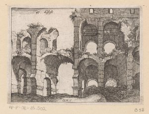 Resten van het Colosseum te Rome (Gezichten op Rome)