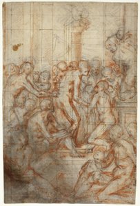 Studie voor de zuivering van de Maagd door Giovanni Battista Naldini