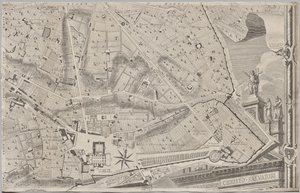 Nieuwe Plattegrond van Rome Uitgegeven door Giambattista Nolli in het Jaar 1748, bekend als La Pianta Grande di Roma