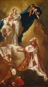 Madonna en Kind Verschijnen aan Sint Philip Neri
