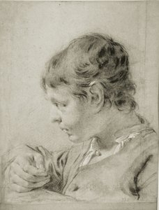 Portret van een jonge jongen door Giovanni Battista Piazzetta