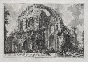 Avanzo del Tempio di Minerva Medica door Giovanni Battista Piranesi
