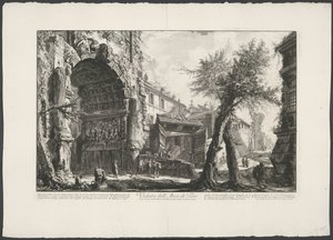 Boog van Titus te Rome door Giovanni Battista Piranesi