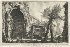 Boog van Titus te Rome door Giovanni Battista Piranesi