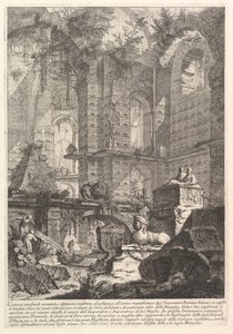 Camera sepolcrale uitgevonden en getekend volgens de gewoonte en oude pracht, ca. 1750 door Giovanni Battista Piranesi