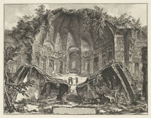 Canopus in de Villa Adriana te Tivoli door Giovanni Battista Piranesi
