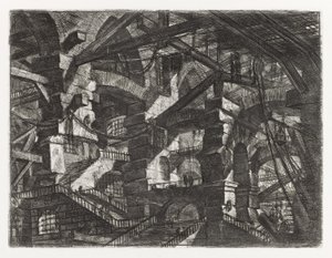 Gevangenissen, Plaat XIV door Giovanni Battista Piranesi