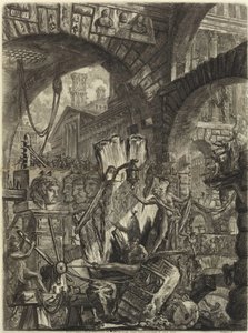 Uit de serie De denkbeeldige gevangenissen door Giovanni Battista Piranesi