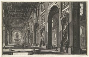 Interieur van de Sint-Jan van Lateranen te Rome