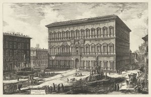 Palazzo Farnese te Rome door Giovanni Battista Piranesi