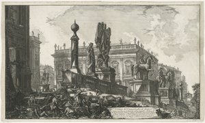 Piazza del Campidoglio van links gezien
