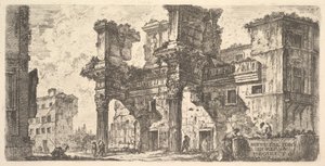 Deel van het Forum van Nerva (plaat 1)