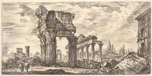 Tempel van Jupiter Tonans Jupiter de Donderaar. 1. Tempel van Concord. Temp...